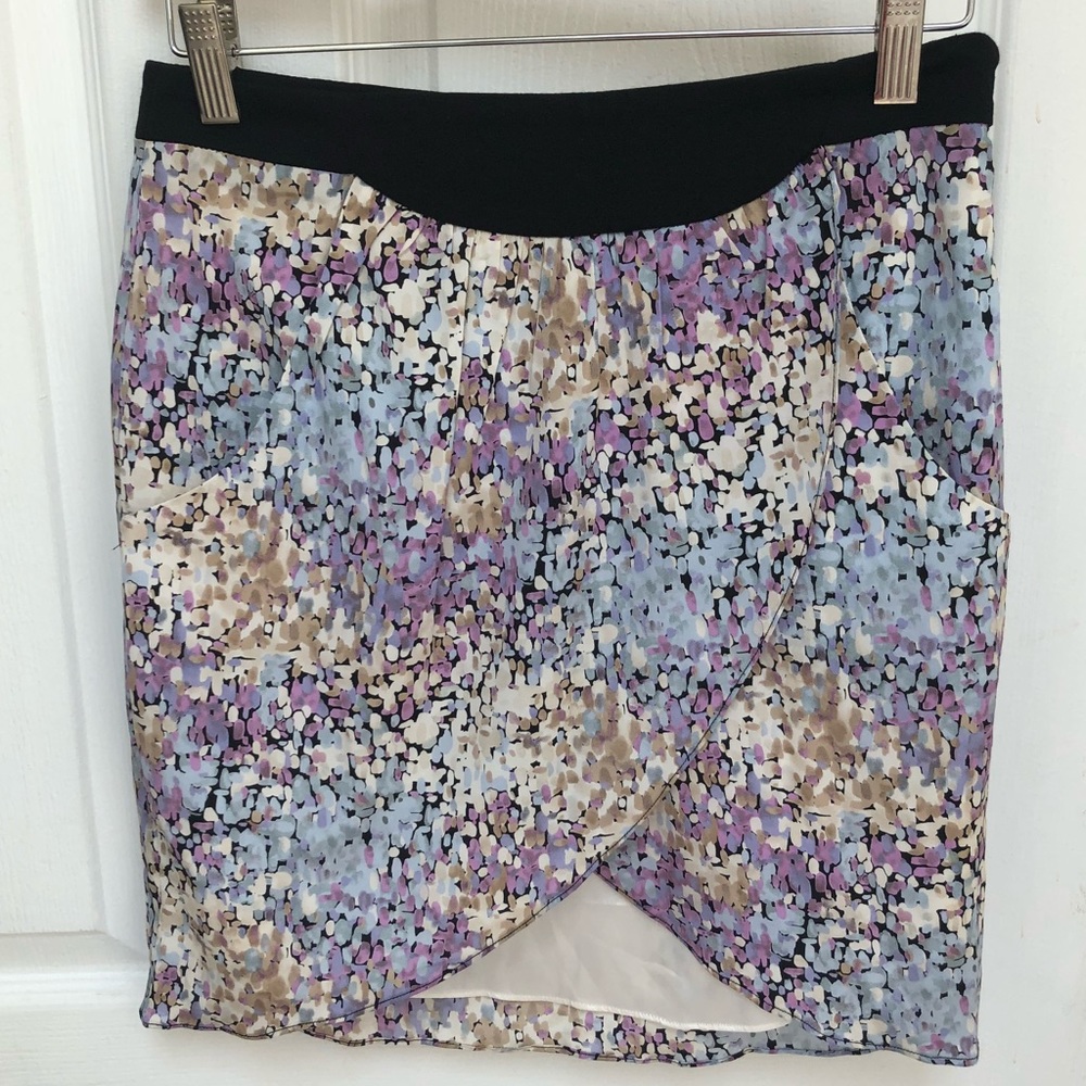 Spring rain printed Bebe skirt